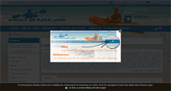 Desktop Screenshot of ekajak.com