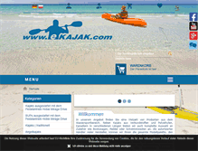 Tablet Screenshot of ekajak.com